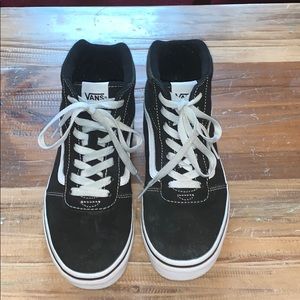 Size 6Y Vans Ward high-top sneaker